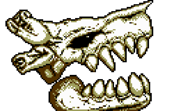 Pixel art pixel hen wolf robot dragon skull
