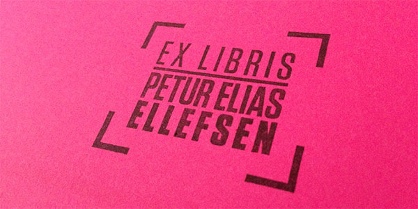Rubber Stamp  stamp Ex Libris  bookplate  Books  typography