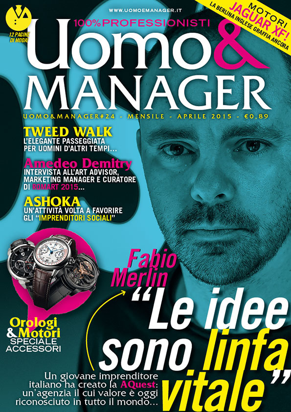 Uomo&Manager webmagazine Francesco Mazzenga illustrazione Design editoriale progetto grafico