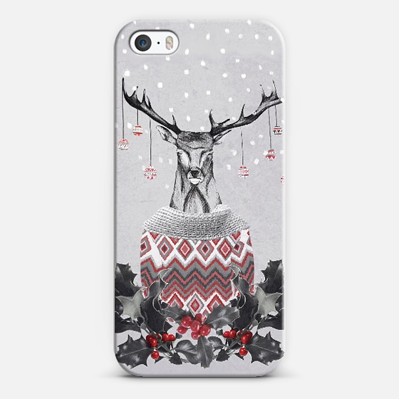 casetify Christmas deer iphone case