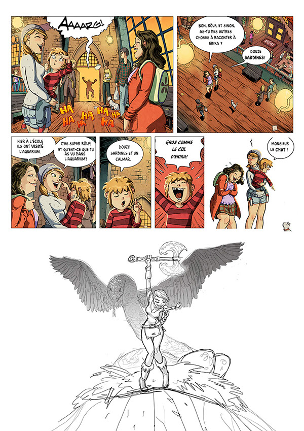 erika comic bd bande dessinée vikings