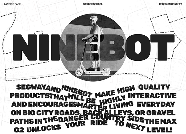 Ninebot e-scooter retail | Landing page