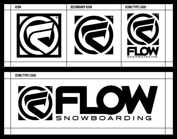 snowboard  snowboards flow action sports Snowboarding Bindings logo