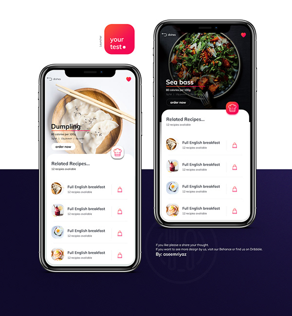 Food App Concept Your Test