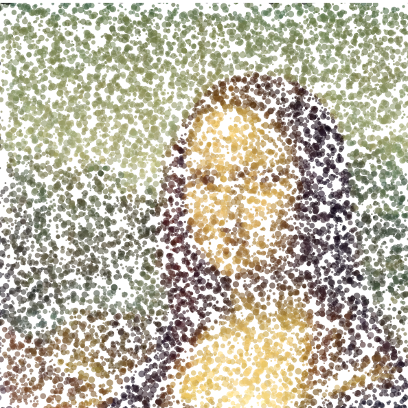 coding creative coding Mona Lisa portraits processing