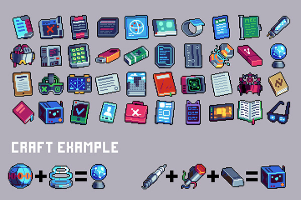 FREE PIXEL ART ICON PACK (32X32) on Behance