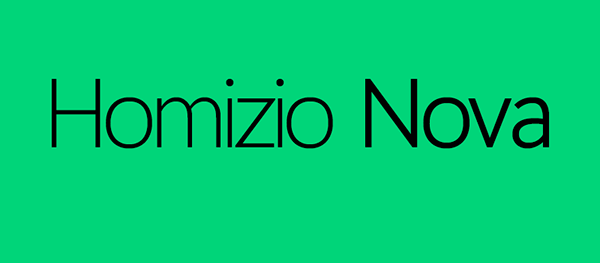 homizio Nova sans-serif sans font free web font fancy Humanist cool flat ui flat design Free font Readable type