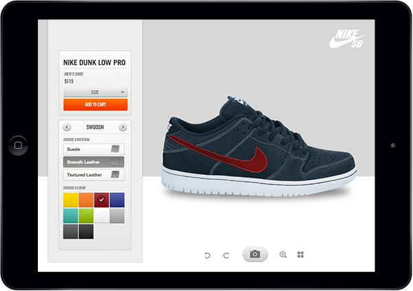 Nike iPad app