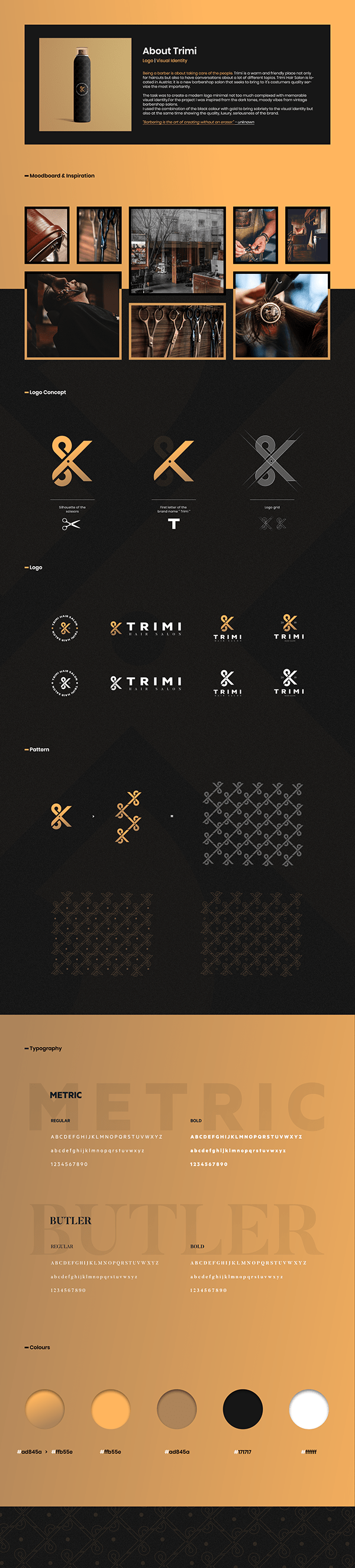 TRIMI HAIR SALON | Logo & Visual Identity