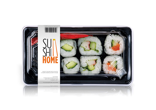 Sushi delivery Food  comida fish brand identity