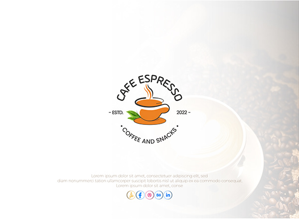 Cafe Espresso Vintage Logo