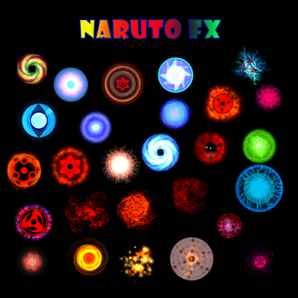 naruto fx game effects sharingan rasengan chidori