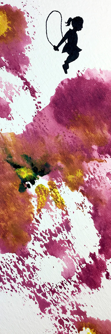 watercolor ink painting   artwork abstract storytelling   AbstractIntersection