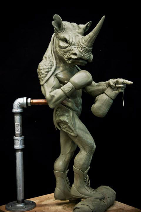 sculpture art clay creature elephant arte escultura sculptor Creature Design Escultor final project Gnomon