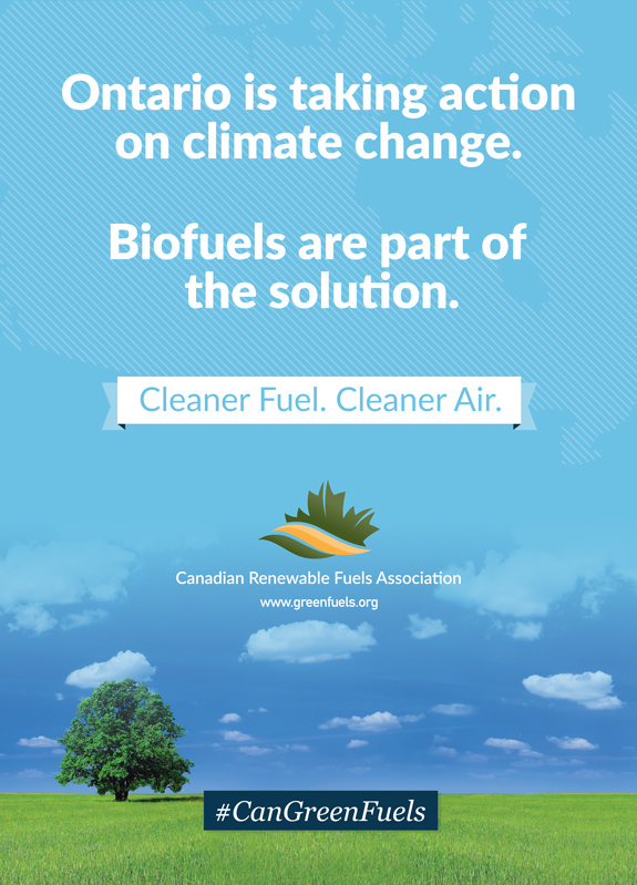 climate change biofuels politics print Layout newspaper Ontario Clean Air