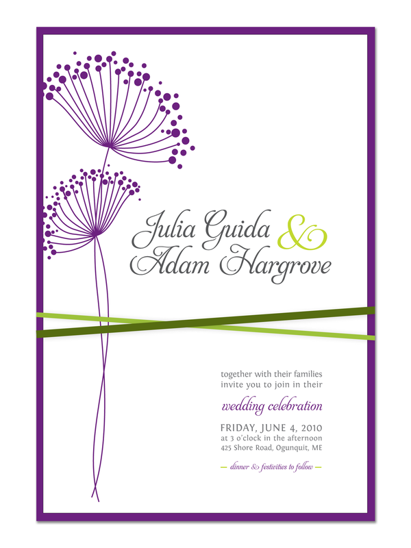 wedding Invitation map rsvp Event