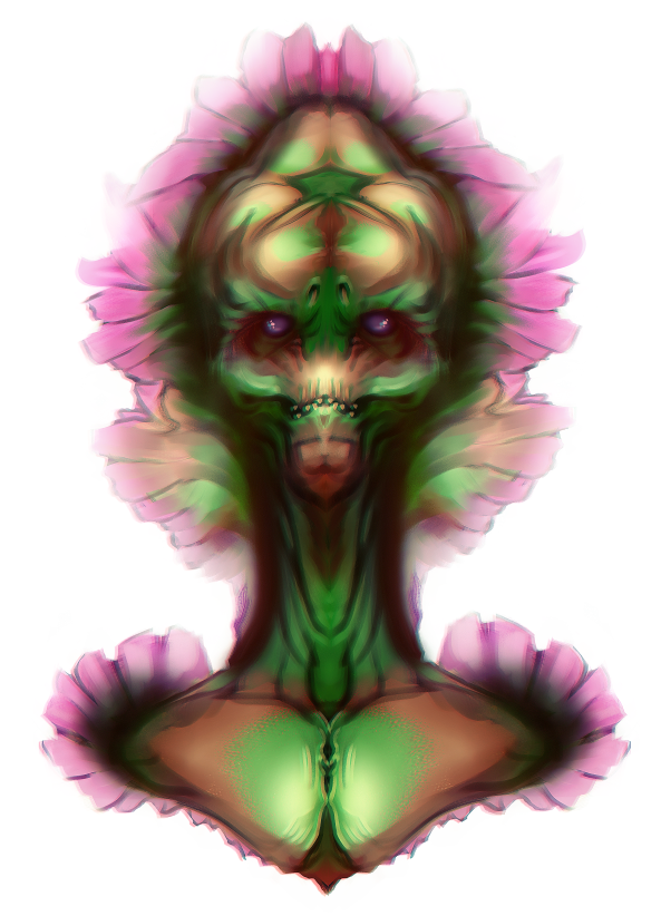 Character creature alien monster portrait