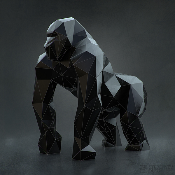 Low Poly Animals for 3D Printing