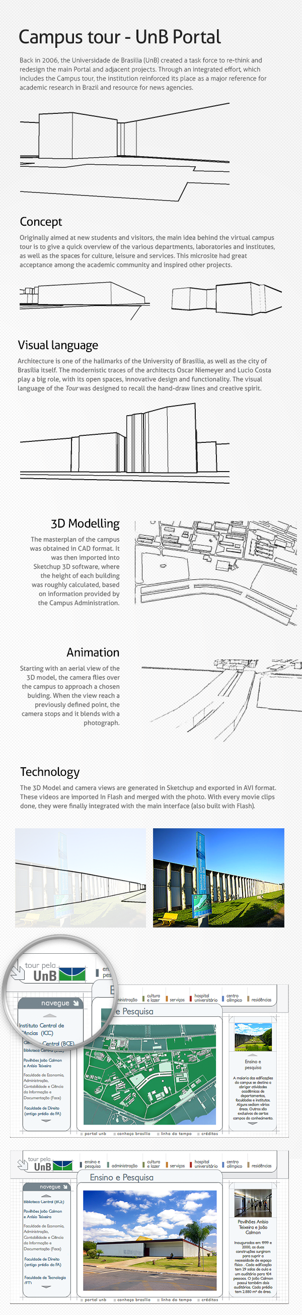 unb  tour  campus  virtual 3D University map  aerial