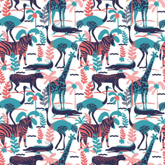 DCShoes pattern design animals textile print contest colours
