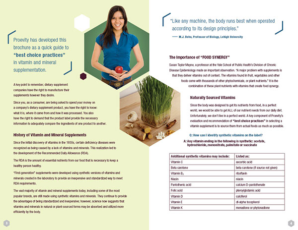 science Education health care brochure multi-page