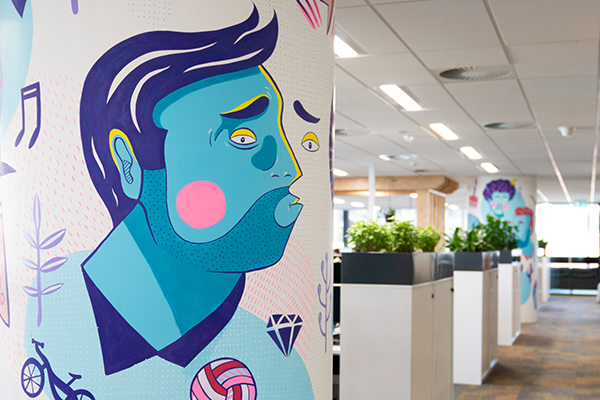 The Brand Agency Office Murals