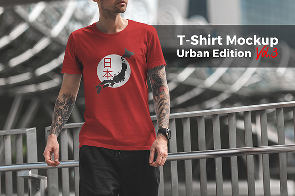 T-Shirt Mockup Urban Edition Vol. 3