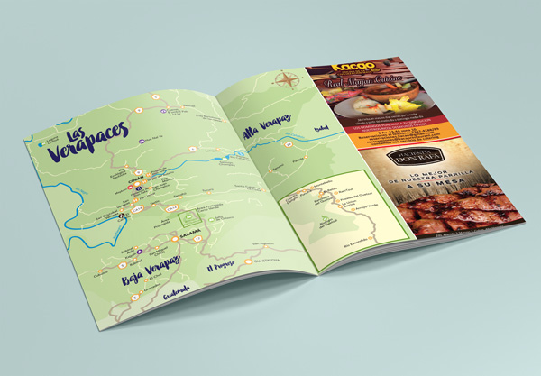 mapas maps tourism Turismo Guatemala editorial editorial design 