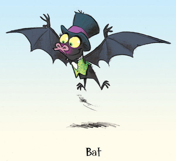 fairy frog Newt boy bat book children