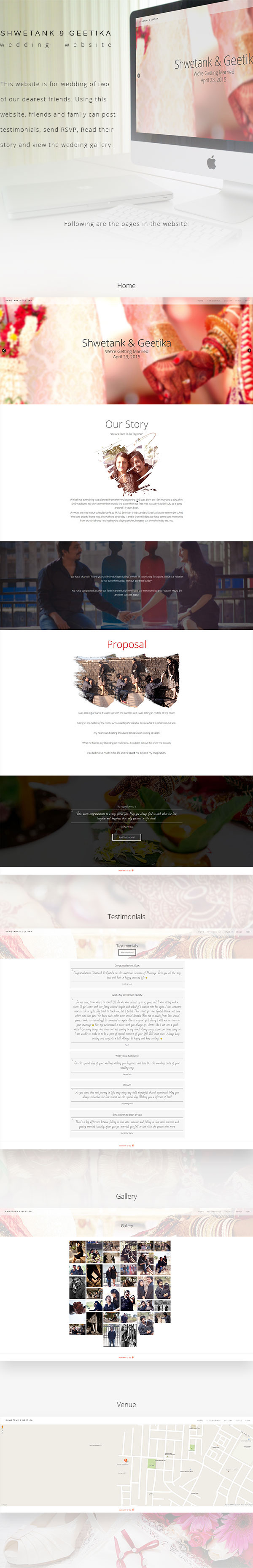 Website design wedding indian