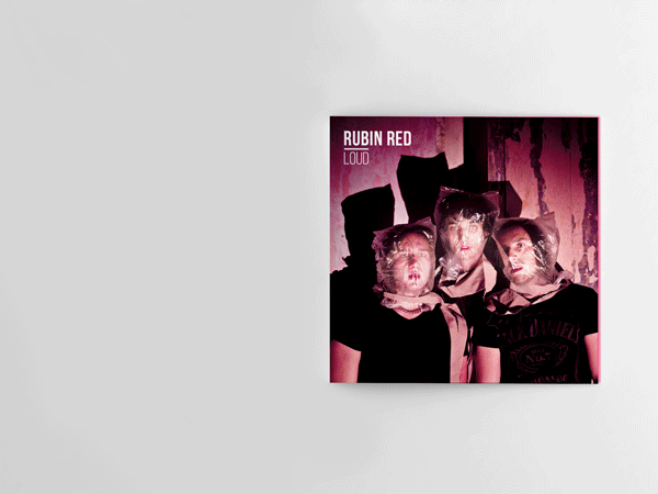 Rubin Red loud Designkillsyou asti torino Album cover rock artwork guitar disc cd poster hardrock band