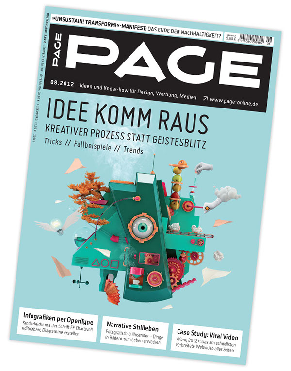 Page Magazine Cover 08 12 On Behance