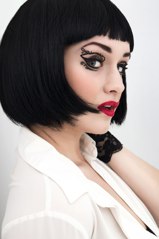 beauty retouch makeup concept headshot portrait
