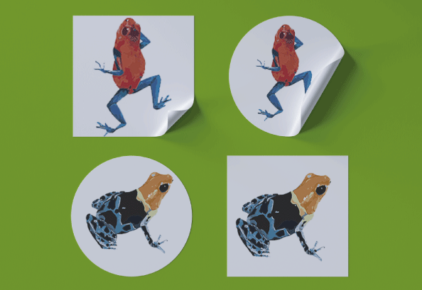 animals artist artwork design gouache ILLUSTRATION  Nature painting   sticker watercolor
