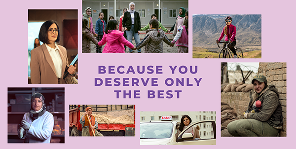 Because you deserve only the best - women's campaign