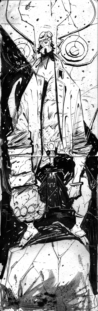 comics Hellboy preacher manji and rin blade of the Immortal sketchbook zero gurren lagann Kittan