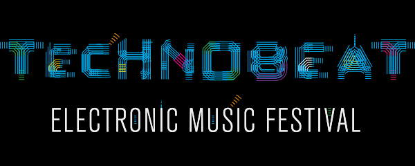 techno party logo electronic music energy night festival animals typo logos sound fill vibe