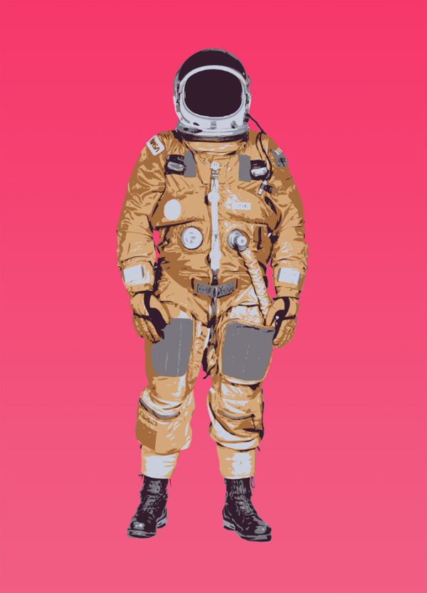 spaceman hugo oliveira Ilustração