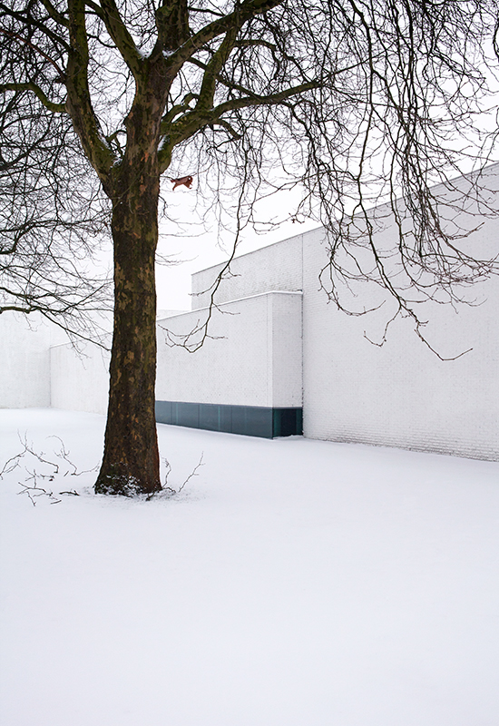 house snow symmetry White building Minimalism