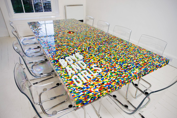 LEGO table Boardroom furniture stainless steel