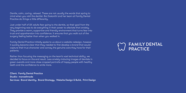 Family Dental Practice Brand Identity