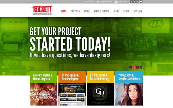 Website Design Rockett.net