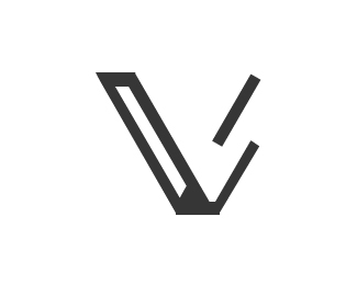 vs logo minimalistic letter initials