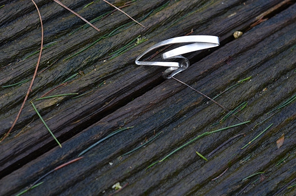 silver silver ring prototype contemporary jewellery architectural jewellery sculptural jewellery abstract jewellery art jewellery deconstructivism structure grenzenLOS