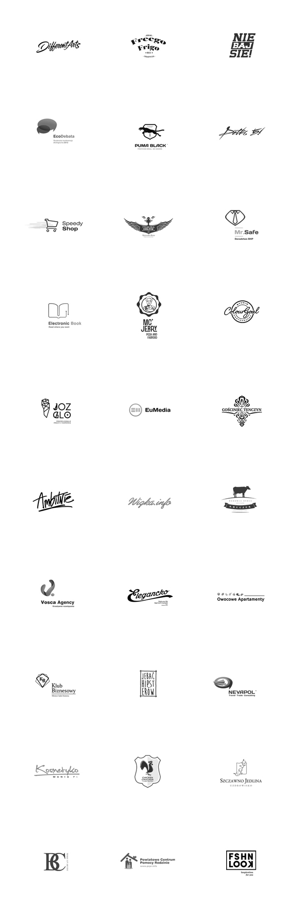 logo Pack logopack Pizza agency studio differentarts creative marketing   pr