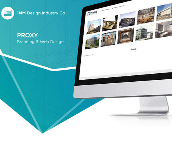 proxy Proxy Projects logo envelop CD cover Web design