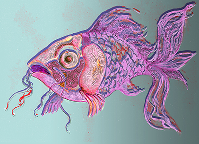 fish underwater seafood background