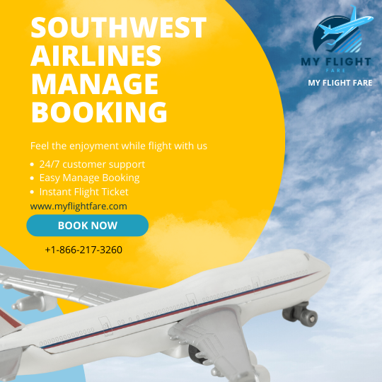 Southwest Airline Manage Booking | Book now +1-866-217-3260