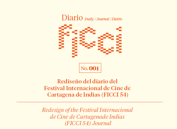 FICCI Diseño editorial newspaper journal diario periodico Duotone giornale festival cine duotono publication news Publicacion tiempos
