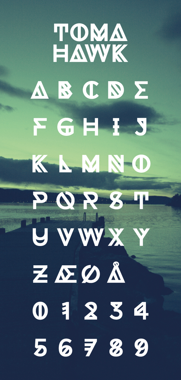 font free Free font tomahawk Typeface tomahawk font